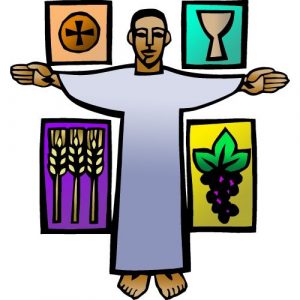 Jesus communion icon