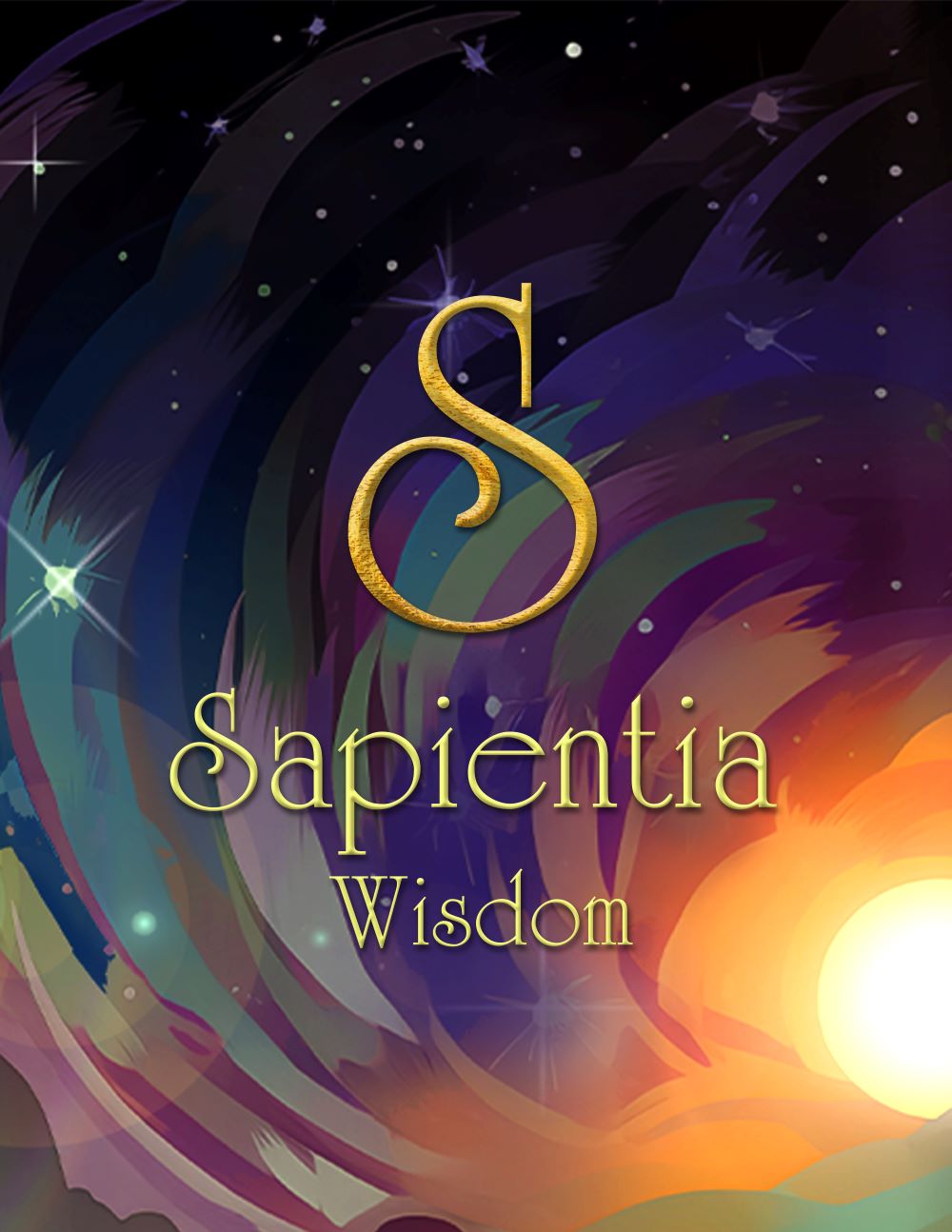 Letter S for Sapientia or Wisdom