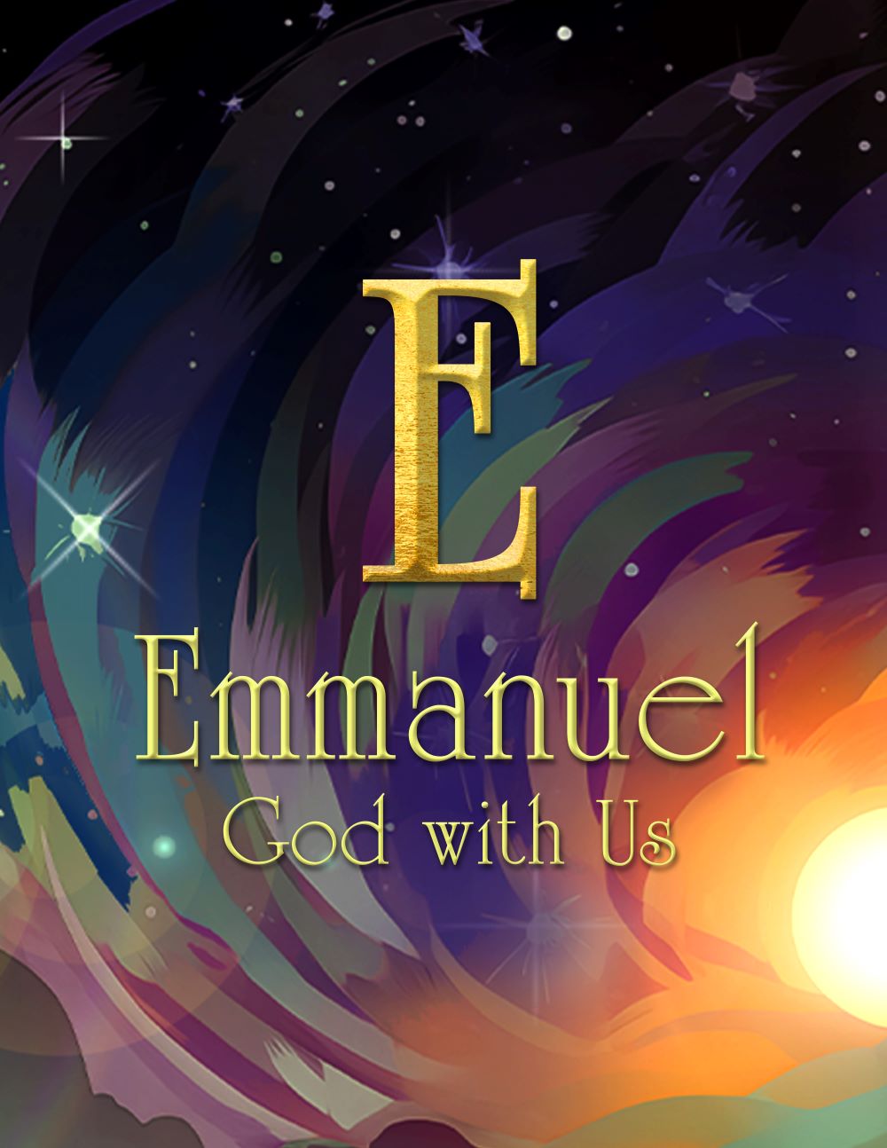 Letter E for Emmanuel