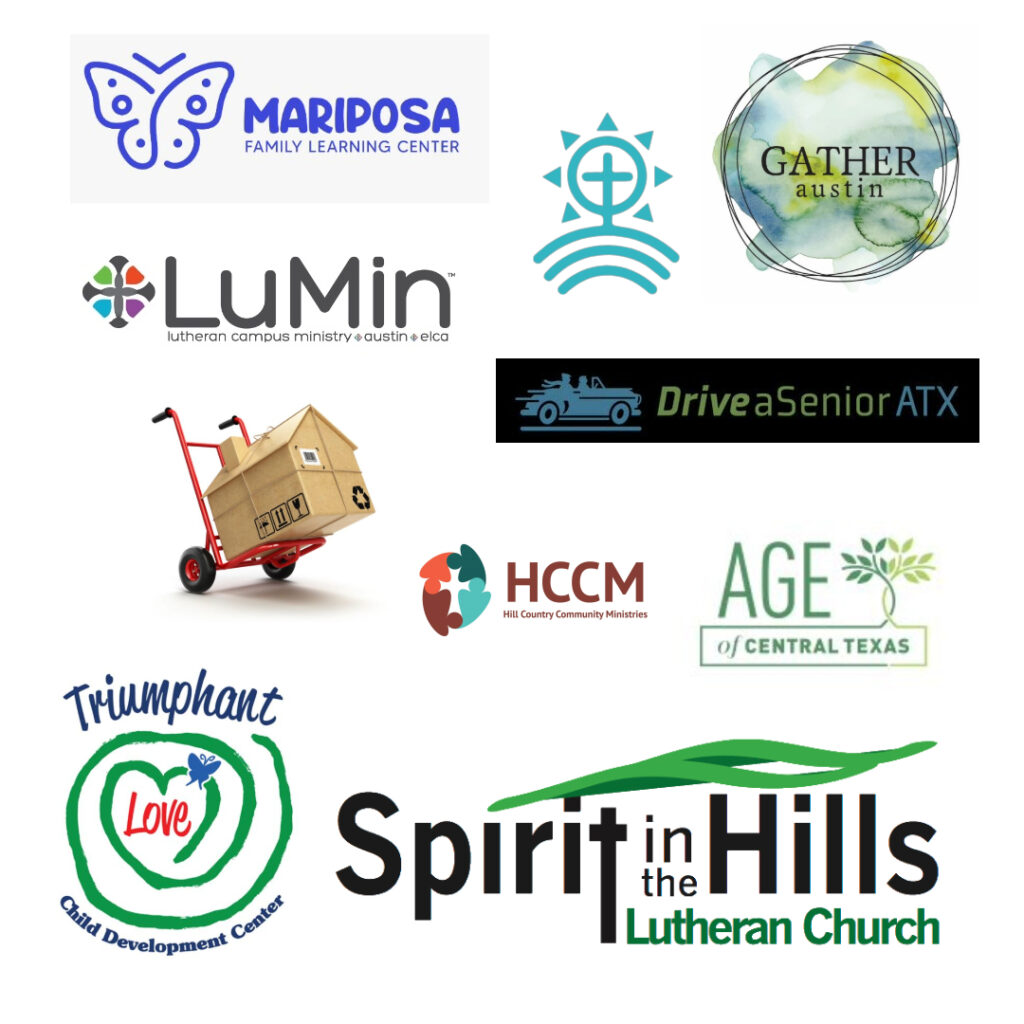 collage of grant recipient logos