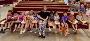 Pastor with whole class