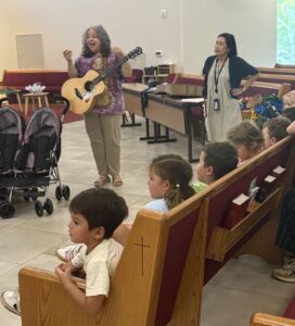 CDC children at chapel with Ms. Dar