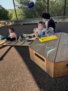 children on playground