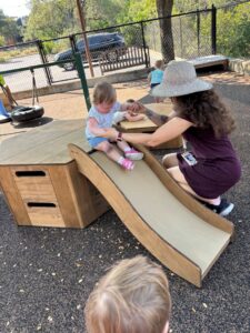 children on playground