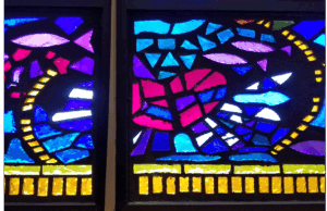 Luther Rose stained glass window
