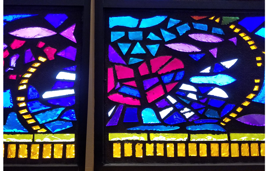 Luther Rose stained glass window